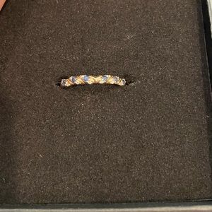 CUSTOM Sofia Zakia sapphire saturns garland ring